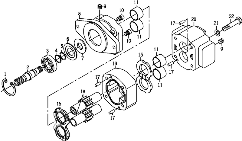 MOTOR M-350 CORTE DE PONTAS JOHN DEERE 0331339692 3239210059